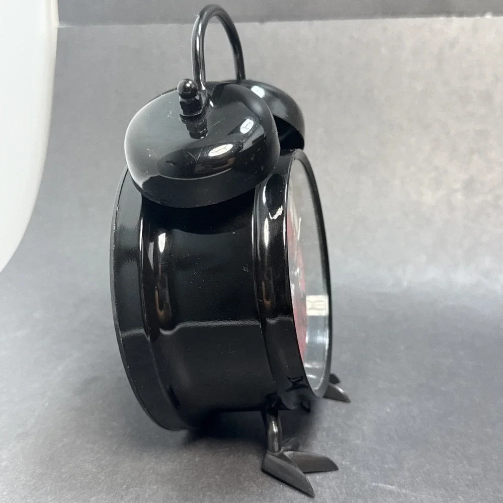 Disney Nightmare Before Christmas Jack Skellington Alarm Clock Metal Double Bell